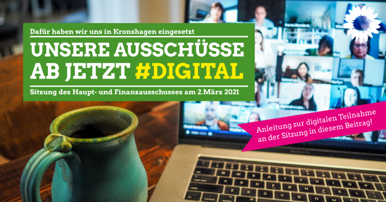 Ab jetzt: #Digitale Ausschusssitzungen