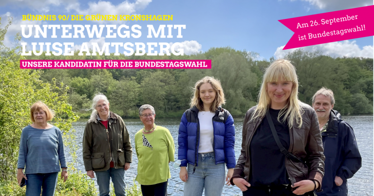 Unterwegs mit Luise Amtsberg